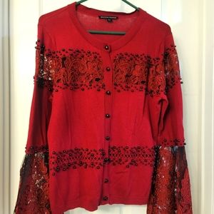 Boston Proper Button Up Sweater